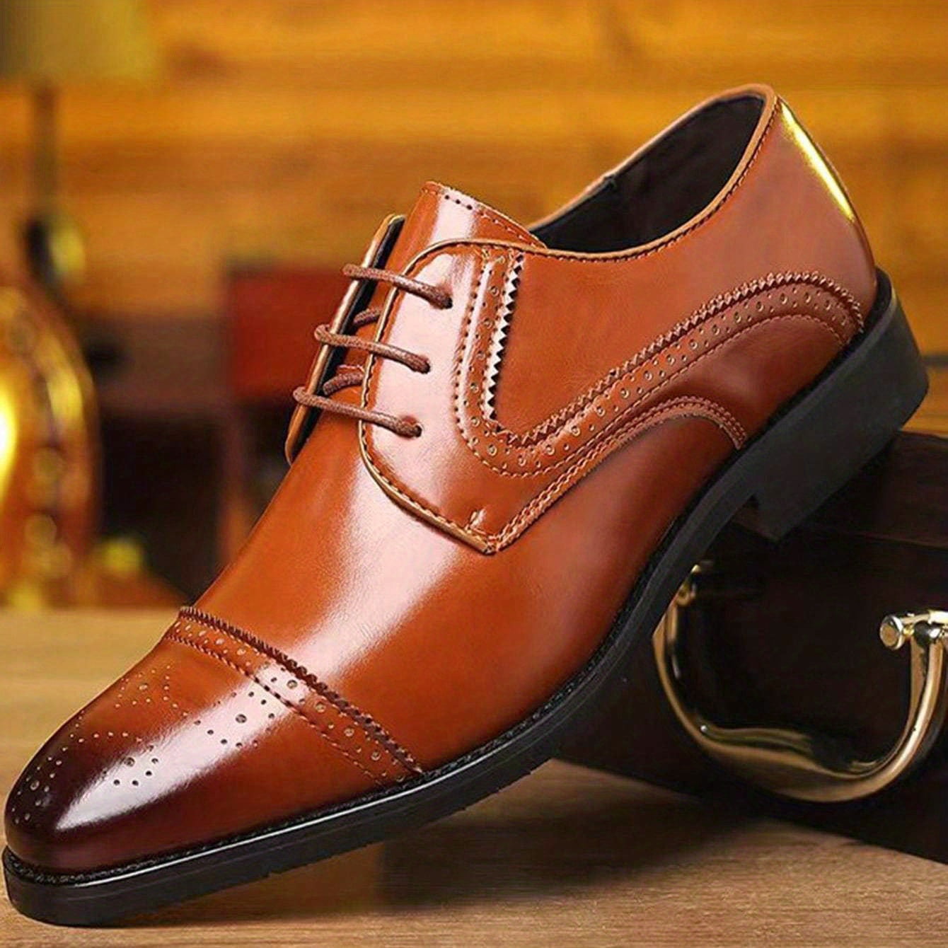 Men's Lace Up Dress Shoes Non Slip Formal Shoes
