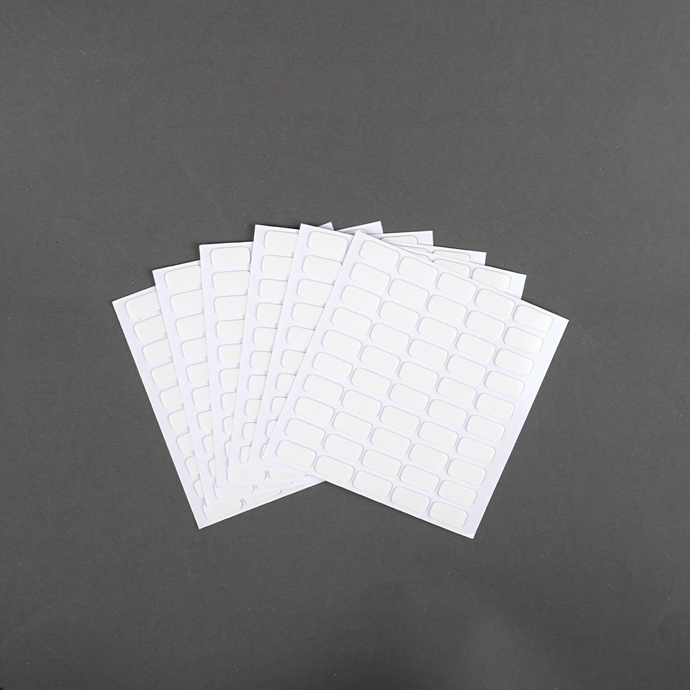 300pcs Double Sided Dot Stickers 2 Removable Round Rectangle Clear Sticky Tack
