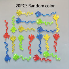 Colorful Sticky Hands Wall Sticking Palm Toys - Perfect for Family Interaction