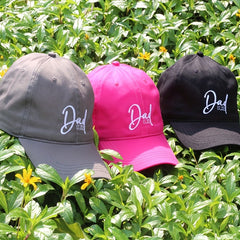 Embroidered Letter Cotton Soft Hat Solid Baseball Cap Fathers Gift