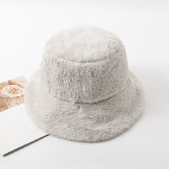 Fluffy Faux Fur Bucket Hat - Reversible - Bachelorette Party Matching Hats