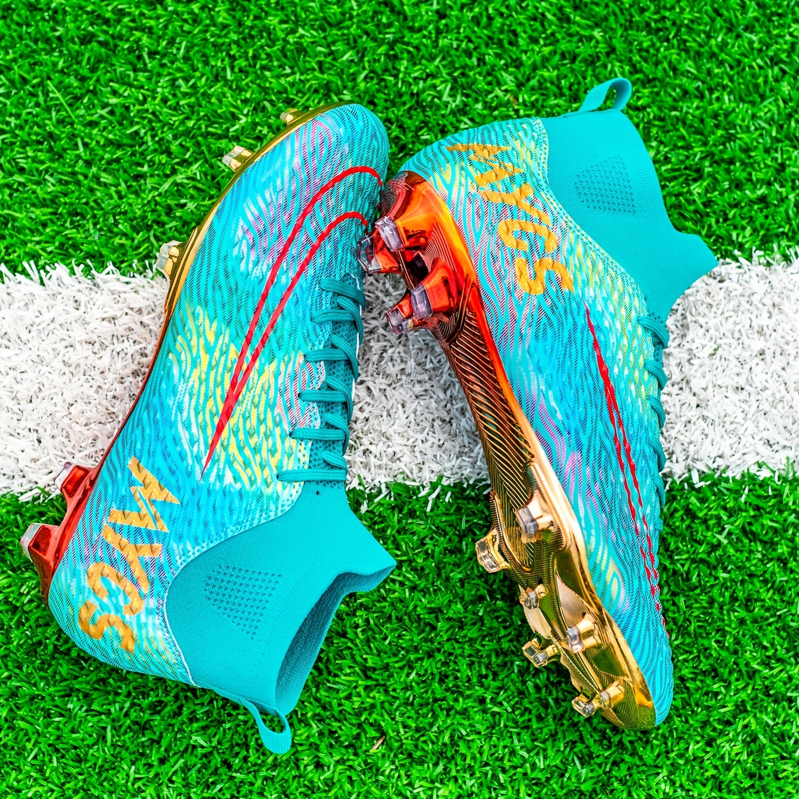 Women's AG Nailed Soccer Shoes Outdoor Anti Slip Football Shoes