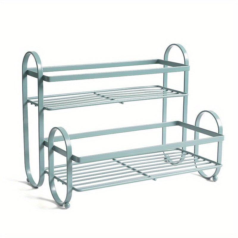 1pc Kitchen Spice Rack Metal Cabinet Storage Seasoning Organizer