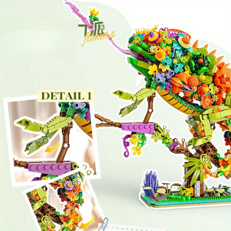 1000 pcs Parrot Model Building Blocks Set DIY Home Decor Art Living Room Toy Set
