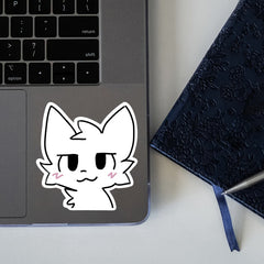 Cartoon Cat Vinyl Decals Matte Finish Stickers