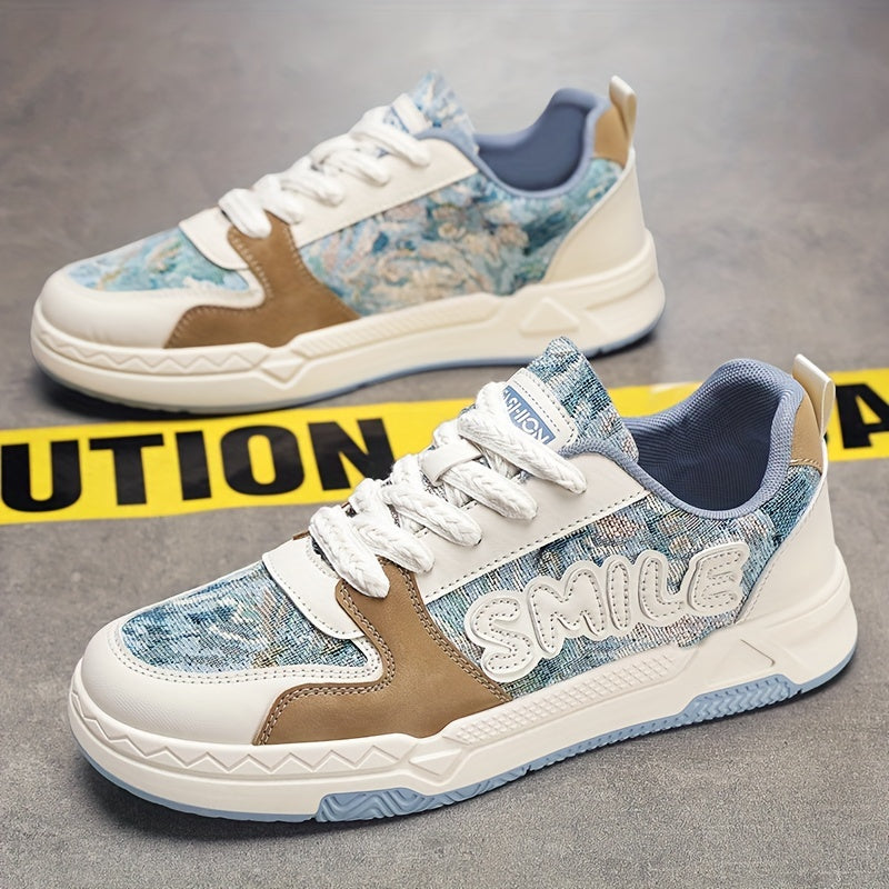 Men's Lace-up 'Smile' Skate Shoes Breathable