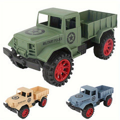 Toy Car Pull Back Truck Military Model Engineering Car Off road Vehicle
