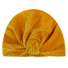 Tie Dye Velvet Baby Headscarf Cap for All Seasons