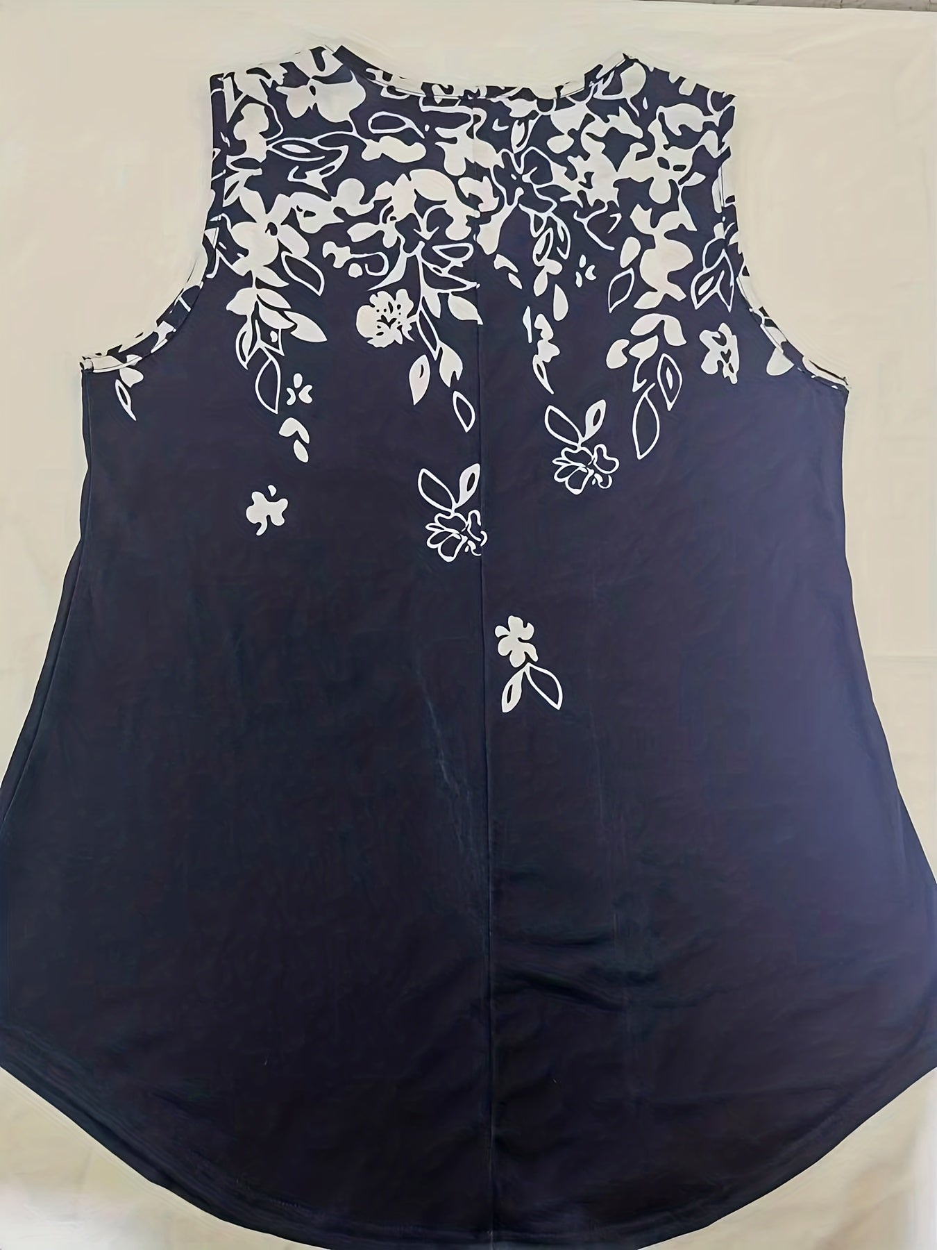 Floral Print Tank Top Sleeveless Casual Summer Women's Clothing