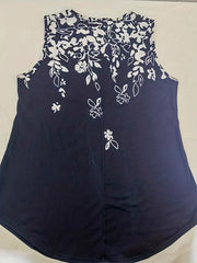 Floral Print Tank Top Sleeveless Casual Summer Women's Clothing