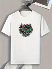 Men's Tribal Totem Animal Print Tee