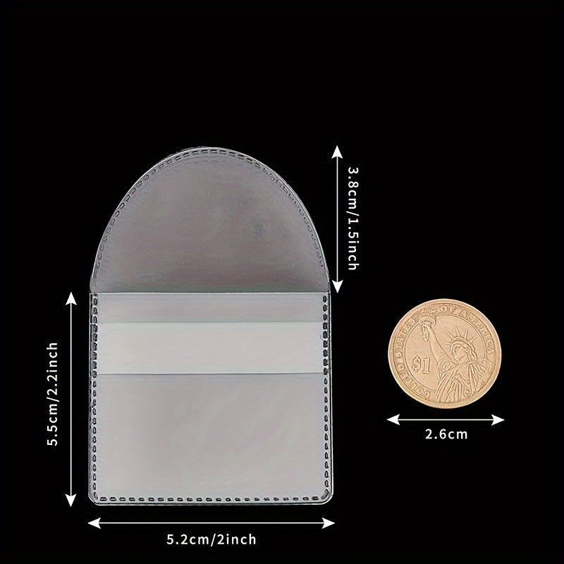 PVC Coin Bag Set Coin Protection Sleeve Plastic Coin Sleeve