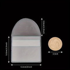PVC Coin Bag Set Coin Protection Sleeve Plastic Coin Sleeve