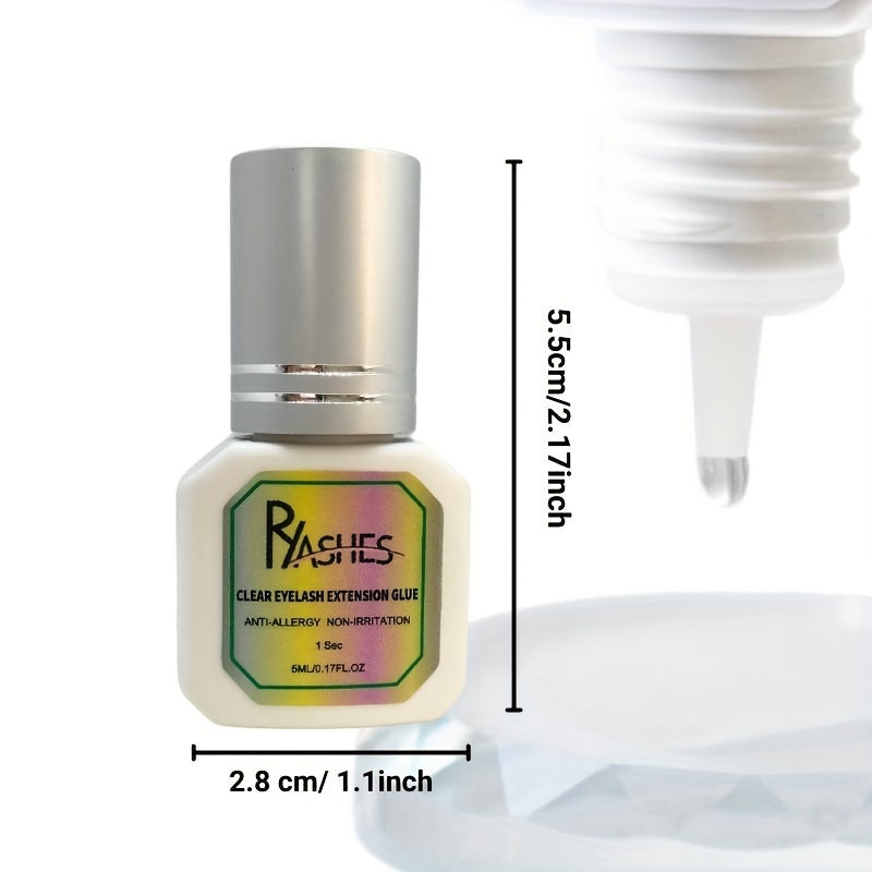 Clear Eyelash Extension Glue 5ml Lash Adhesive Fast Drying