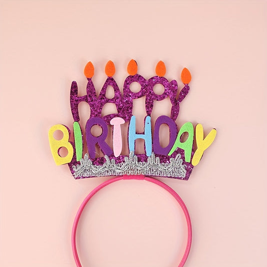 Happy Birthday Headband Photo Hair Accessories
