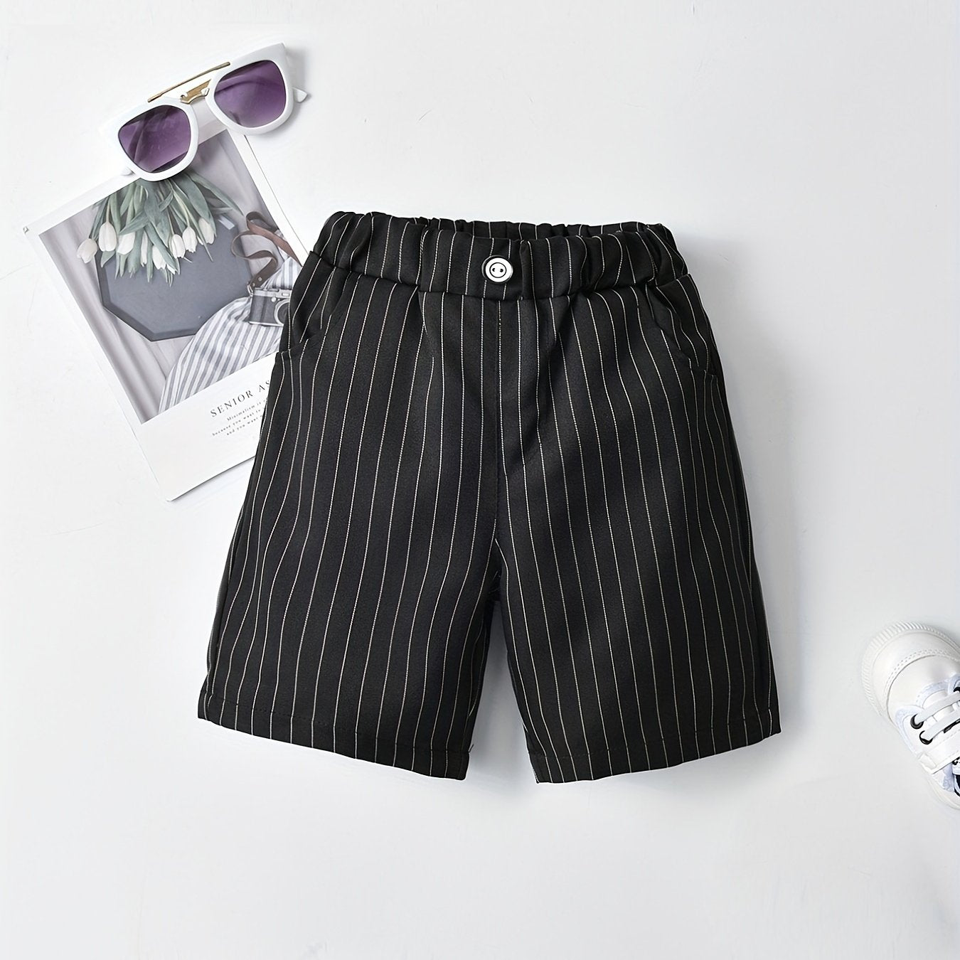 Boys Striped Shorts for Summer Holiday Party