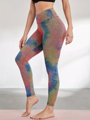 High Waist Tie Dye Yoga Leggings for Women Hip Lifting