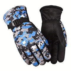 Coldproof Skiing Gloves Men's Winter Thick Warm Waterproof Cycling Skiing Gloves