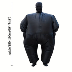 Halloween Salmon Masked Puff Inflatable Suit Masquerade Costume