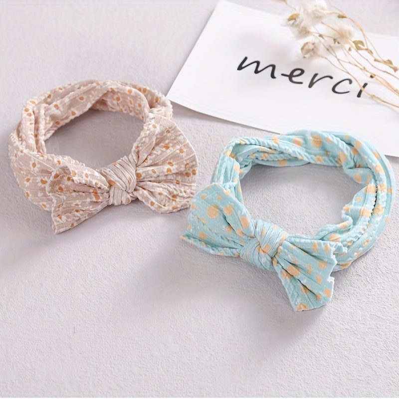 Baby Girls Floral Bowknot Headband Hair Accessories