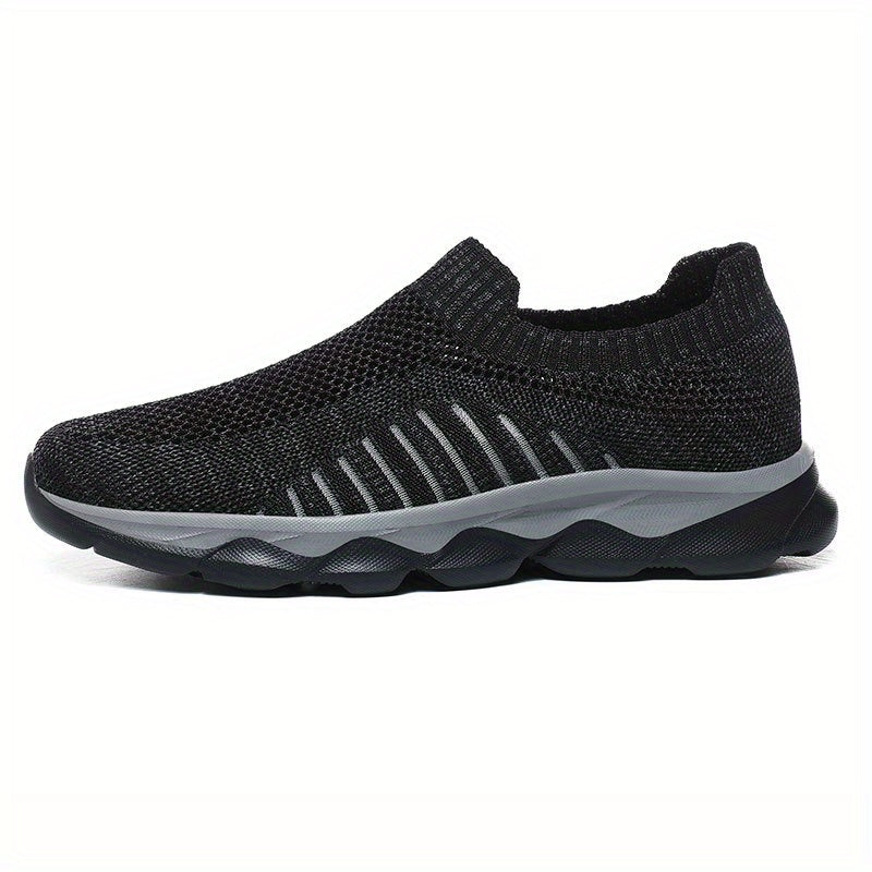 Men's Lace-up Slip-on Sneakers, Lightweight & Breathable