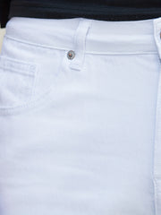 Straight Leg Ripped Jeans Mens Casual Denim Pants