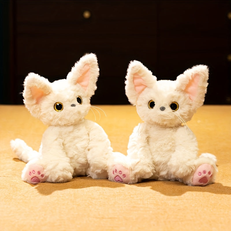 Devon Cat Plush Toy 23in Realistic Stuffed Animal Doll for Home Decoration