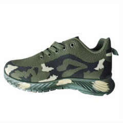 Women's Camo Sneakers Breathable Low Top Hiking Shoes