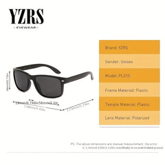 Men's Vintage Square Polarized Sunglasses UV400