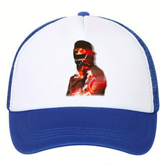 Men's Hip Hop Baseball Cap Cartoon Print Hat Sunshade Sunscreen Cap