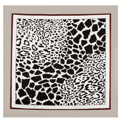 70cm Leopard Print Bandana Silk Square Scarf Neckerchief Head Wrap