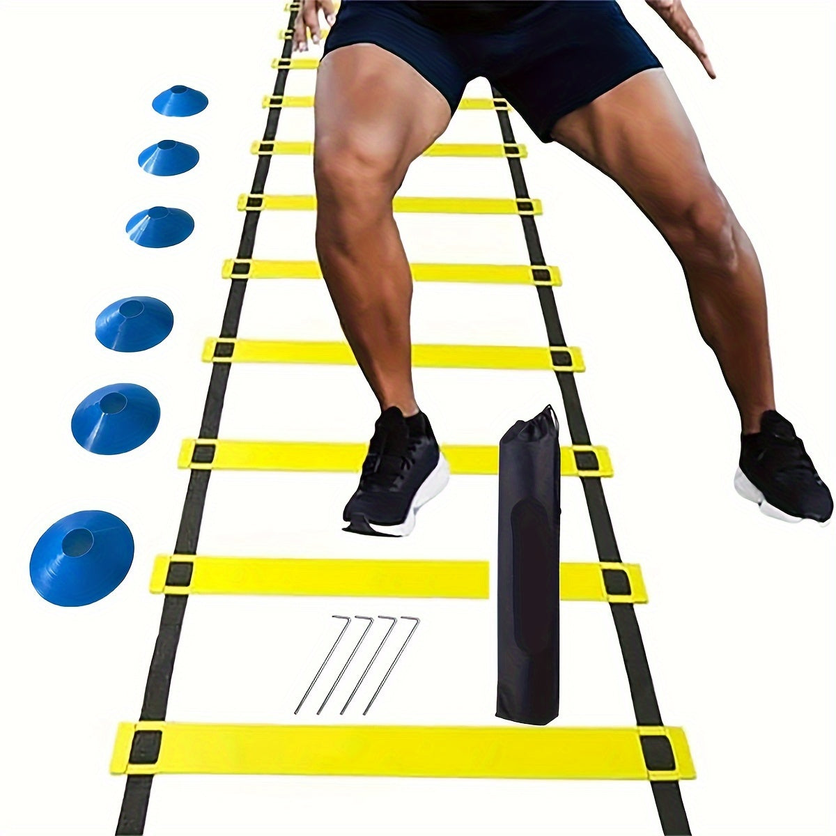 Professional Agility Ladder & Discs Combo Set