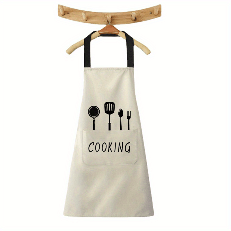 Waterproof Cooking Apron for Women, Anti-Fouling Kitchen Waist Apron