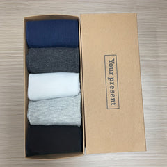 Men's Business Socks Anti-Odor Comfortable Crew Socks