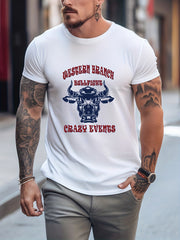 Leisure Sports T shirt Men's Casual Street Style Tee Shirt For Summer