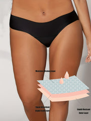 Basic Period Underwear Women's Plus Solid Leak-proof Breathable