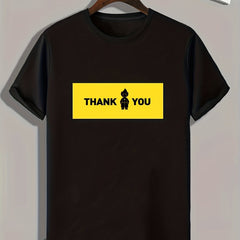 Men's Pattern Print Comfy Sports T-shirt