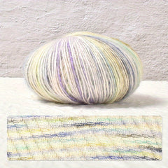 Warm Space Dyed Spray Wool for Hand Knitting Crocheting - Medium Fine Wool Blend