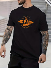 GYM Dog Doctor Print Men's Graphic Crew Neck T shirt Casual Comfy Tees