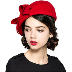 French Style Wool Beret Cap for Women