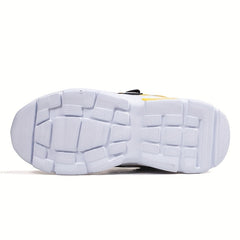 Boys Hook And Loop Low Top Sneakers Lightweight Anti Slip Shoes