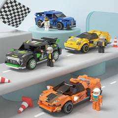 Building Blocks Racing Models Interior Decorations Christmas