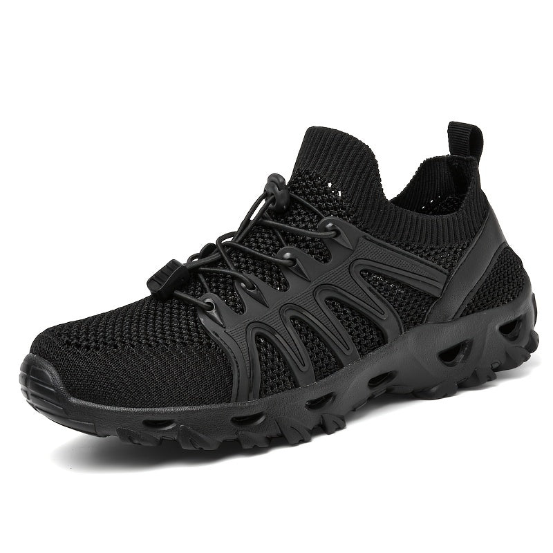 Women's Outdoor Hiking Sneakers Lace Up Flat Sports Shoes