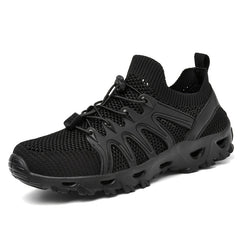 Women's Outdoor Hiking Sneakers Lace Up Flat Sports Shoes