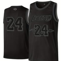 Youth Basketball Jersey 24 Boys Kids Casual Breathable Sports Top