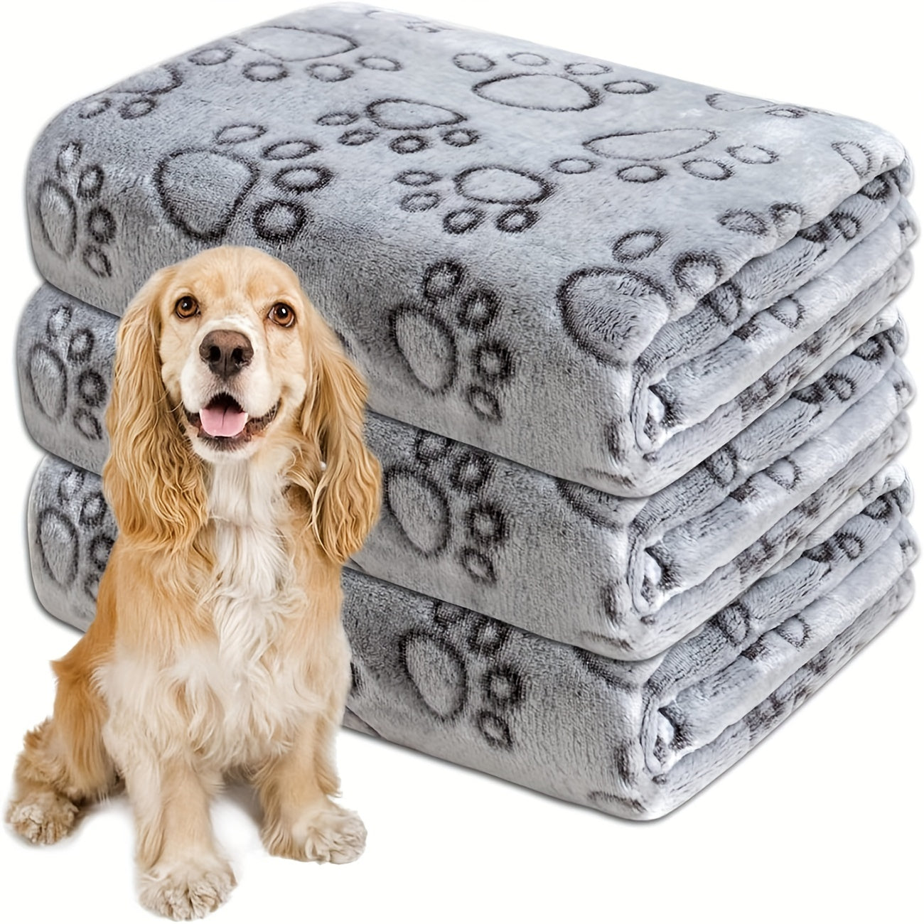 Soft Fleece Pet Blanket - Perfect Christmas Gift
