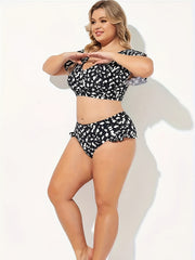 Leopard Print Bikini Set