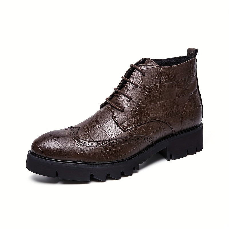 Women's Chunky Heeled Oxfords Lace Up Formal Shoes