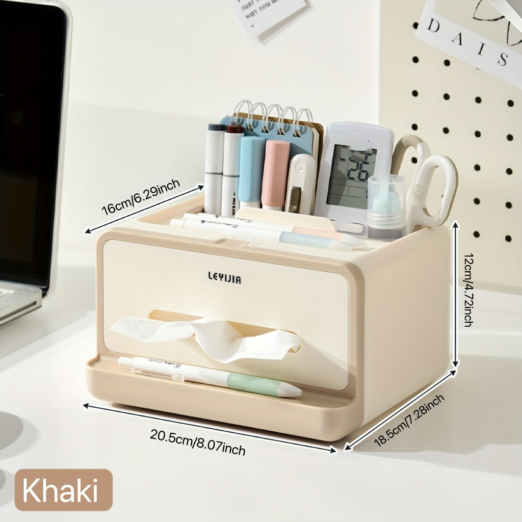 Functional Storage Box Macaron Office Desktop Shelf Mobile Phone Holder