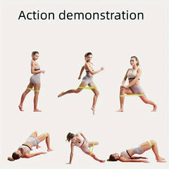 5pcs Yoga Elastic Resistance Belt for Strength Training Squat Hip Lifting